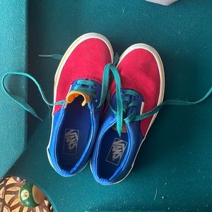 Vans multicolour sneakers in size 1 kids